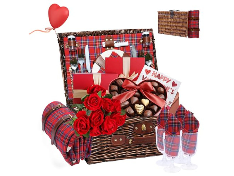 Panier de pique-nique et shopping en plastique rond avec couvercle, glacière personnalisée pour cuisine et entrepôt