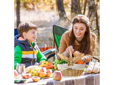 Ensemble de Pique-nique pour Deux Personnes Panier de Table Personnalisé pour l'Isolation de la Bière