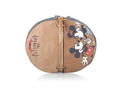 Petit Panier en Herbe de Mer Équipement et Accessoires de Pique-nique Ensemble avec Couvercle en Bois